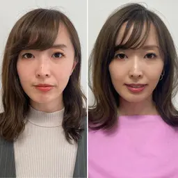 【似合うフルメイクとヘアセット体験付き】（アイシャドウ、チーク、リップ）診断資料付き