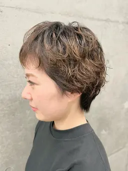 【🌀こなれ感アップ×ぬけ感🌀】カット+ケアパーマ+ナノバブル&Aujua3step超音波アイロントリートメント