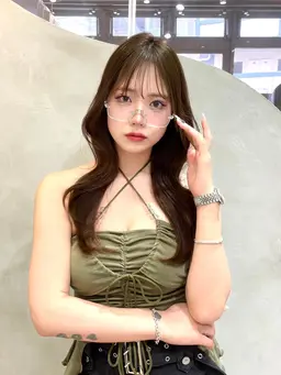 【人気NO.2💎】韓国風カット+カラー+オージュア6stepトリートメント