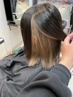 ☆大人気!!☆髪質改善インナーカラー+全体カラー＋カット¥10,000