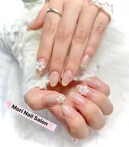 「人気No.3」💗シンプルミラーネイル「オフ込み」