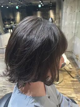 「自然なコテ巻き風パーマ」弱酸性デジタルパーマ➕カット「ボブの方限定」