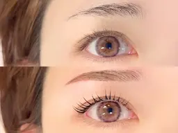 ⭐️パリジェンヌラッシュリフト(上パーマ)➕アイブロウwax⭐️