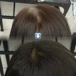 《クイックトリートメント付き》白髪染め 🐩(ロング料金・スタイリング込) 艶髪/グレイカラー