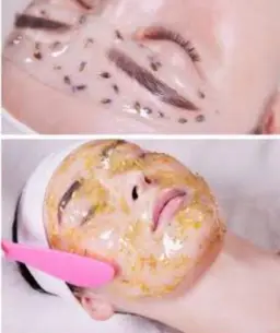 【ミニモ学割】人気のハイドロジェリーマスク⭐️ちゅるん美肌🎀毛穴汚れニキビ肌改善！酵素洗顔付きエステ50分🍓