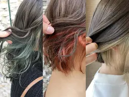 インナーカラー(ケアブリーチ1回)＋ANAPカラートリートメントorアディクシーカラー