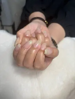 【オフ込み】クリアジェルネイル