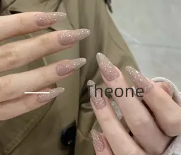 ラメグラデーションー+チップ長さだし