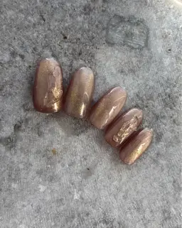 時短！マグネットミラーアート💓口コミ投稿でジェルオフ、ケア無料👼✨