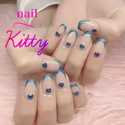 【オフなし】ハンドワンカラー＋フレンチ☆ベースカラーありのフレンチ7200円