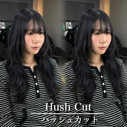 🫧韓国トレンドハッシュカット🫧内部補修トリートメントケアプロ超音波アイロン付🩵くびれ巻き💕韓国巻き