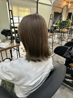 透明感MAX🌈ブリーチ無し【ダブルカラー】✨改善トリートメント付き❤️ ロング料金無し♦️