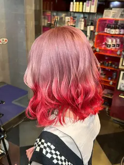 夕方16時以降限定🌙デザインカラー(ブリーチ＋カラー)(別料金でカット可