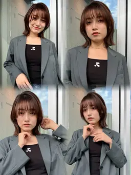 💙肩上 ワンカラー ➕ ブロー💙