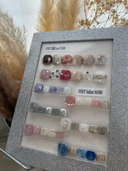 Foot nail🐾👡【親指1art・fullart】