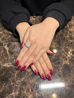 【オフあり】🤍長さだし＆補強（３本まで）ワンカラーorラメグラデーション✨️