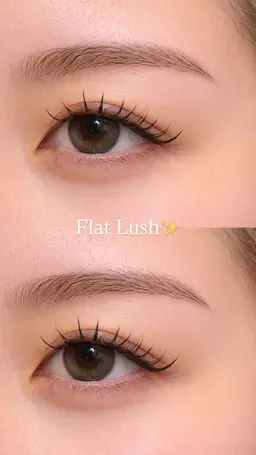 マツエク👀💖　フラットラッシュ✨　120本