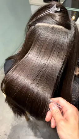 髪質改善ストレート