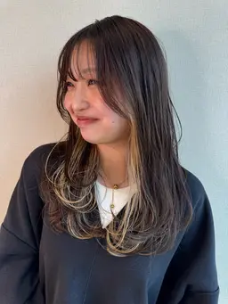 【韓国風👧🏻】カット+インナーカラー+フルカラー+3ステップ