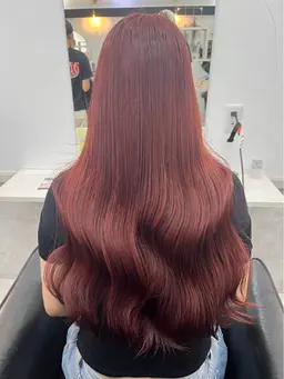 ✨🪽ブリーチなしで叶う透明感カラーオンカラー+1step保湿トリートメント付き🪽✨