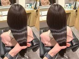 カット+ナチュラルストレート縮毛矯正