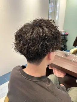 【メンズパーマ🌊】カット＋波巻きパーマ＋トリートメント