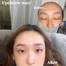 《垢抜け眉》眉毛WAX＋メイク仕上げ