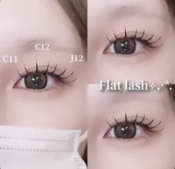 🤍マツエク🤍フラットラッシュ100本(お仕上げコーティング付き✨)