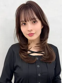 【💗迷ったらこちら✨️】韓国カット➕艶髪カラー➕4stepトリートメント✨️120分 ＃レイヤーカット＃韓国ヘア