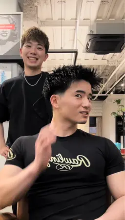 メンズカット　　ミニモモデル