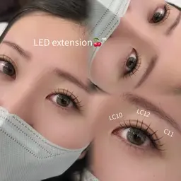 【持続力up🌼💛オイルクレンジング対応⭕️】LEDフラットラッシュ80~100本  ￥4980