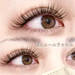 オフ込み💞ボリュームラッシュ400本🤍☁️フェニックスリキッドコーティングお持ち帰り付き🤍☁️