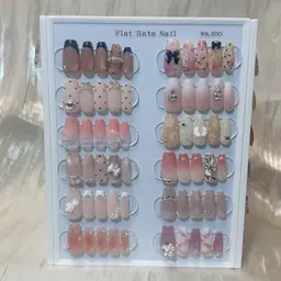 ハンド 定額韓国ワンホンネイル(オフ込み)色変更、デザイン並び替え可！