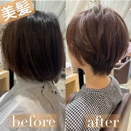 ショート ショートボブ　平日限定