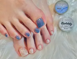 今だけお得🎀　フットジェルネイル　《フットバス、スクラブマッサージ付き》