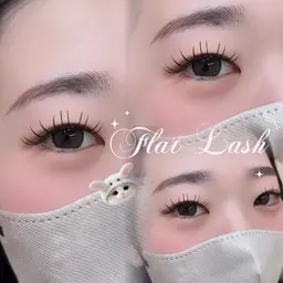 🎀フラットラッシュ160本🎀+高級コーティング〔オフ込〕♡