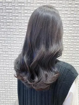 オススメ✨髪質改善カラー✨保湿トリートメント付き♡コテ巻き仕上げ