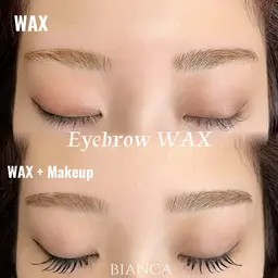 【アイブロウデザイン】WAX＋メイク仕上げ💕お顔の雰囲気に合う形をご提案します♡渋谷♡🕐60分