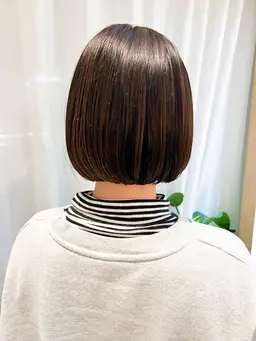 美髪パーマ落とし