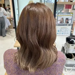 カット+ダブルカラー（ブリーチなし）