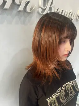 カット＋髪質改善メテオカラー＋艶トリートメント✨