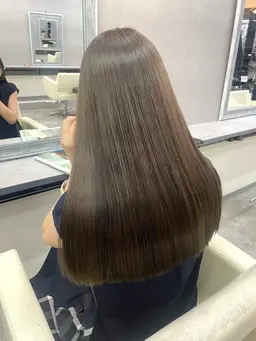 【ミニモ限定クーポン⭐️】前髪顔まわりカット＋ポイント縮毛矯正＋トリートメント