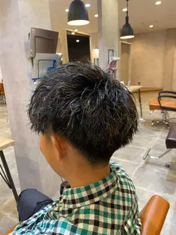 ✨ミニモ・メンズ限定！カット&パーマ&炭酸スパ✨