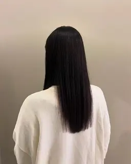 【前髪ストレート】（ポイントストレートも◎）