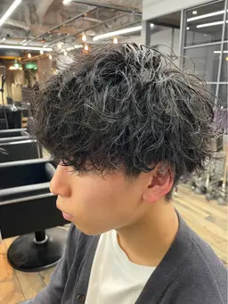 【メンズ限定 スタイル指定あり】カット＋パーマ
