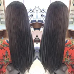 ➓【 さらツヤ 】カット & 縮毛矯正 ⭐︎ 極潤 うる艶トリートメント