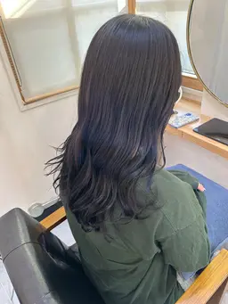 カラー+3ステップトリートメント🌷