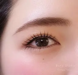 韓国風束感まつ毛パーマ+骨格診断付き眉毛シェービング＋｜60分印象設計コース