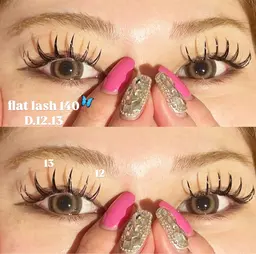 【🍀minimo限定価格🍀】12月限定♡パリジェンヌ×フラットラッシュ120本〔オフ無料〕♡