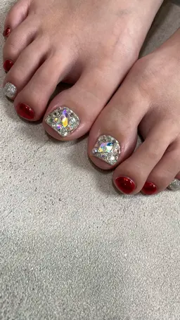 大人気のうめつくしも🆗/フットバス付【フット親指2本アート⭐︎オフケア込】